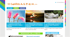 Desktop Screenshot of centroaspen.it